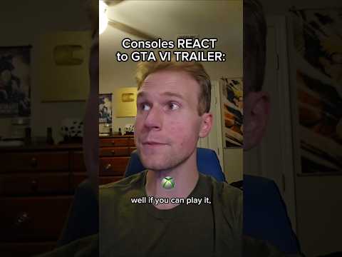 Consoles REACT to GTA VI TRAILER #shorts