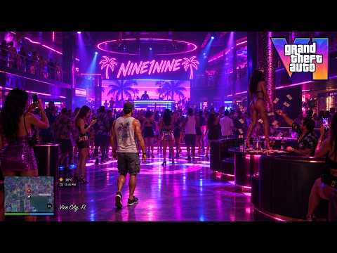 GTA 6 NEW Gameplay Leak, Nine1Nine Nightclub, CyberLeek, Map Leaks. Trailer 3 (Grand Theft Auto VI)