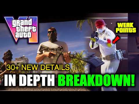 30+ Details You Missed in The GTA 6 Gameplay Extended Look! (IN DEPTH BREAKDOWN)